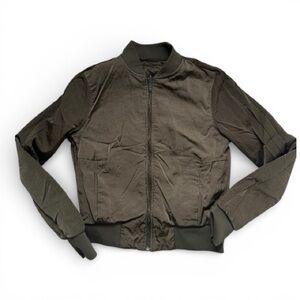 lululemon Non-Stop Bomber Olive Bomber Reversible Women’s Jacket Small